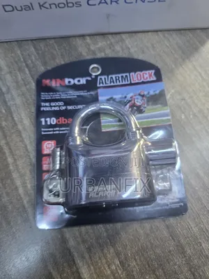 Quality Security Kinbar Alarm Padlock With Battery Replacements
