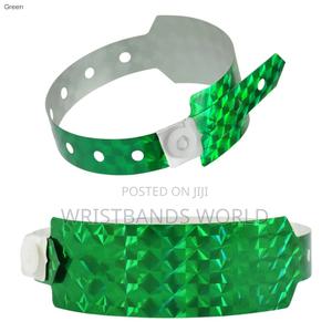 Holographic Wide Face Wristbands - thumbnail 2