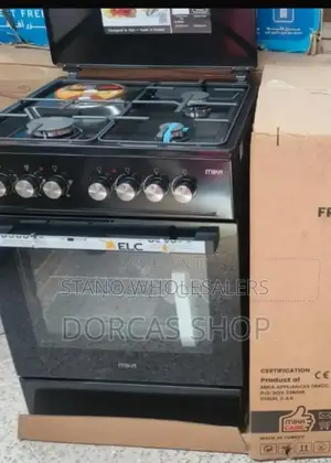Pure Black-Mika 60 By60 Standing Cooker