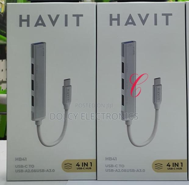 Havit Hb41 4 In 1 Usb C Hub