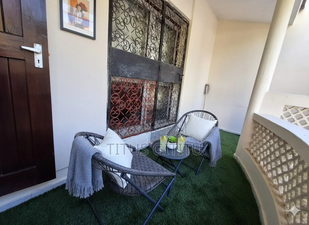 Spacious Studio Airbnb Nyali | Outdoor Balcony | Near Cinemax |