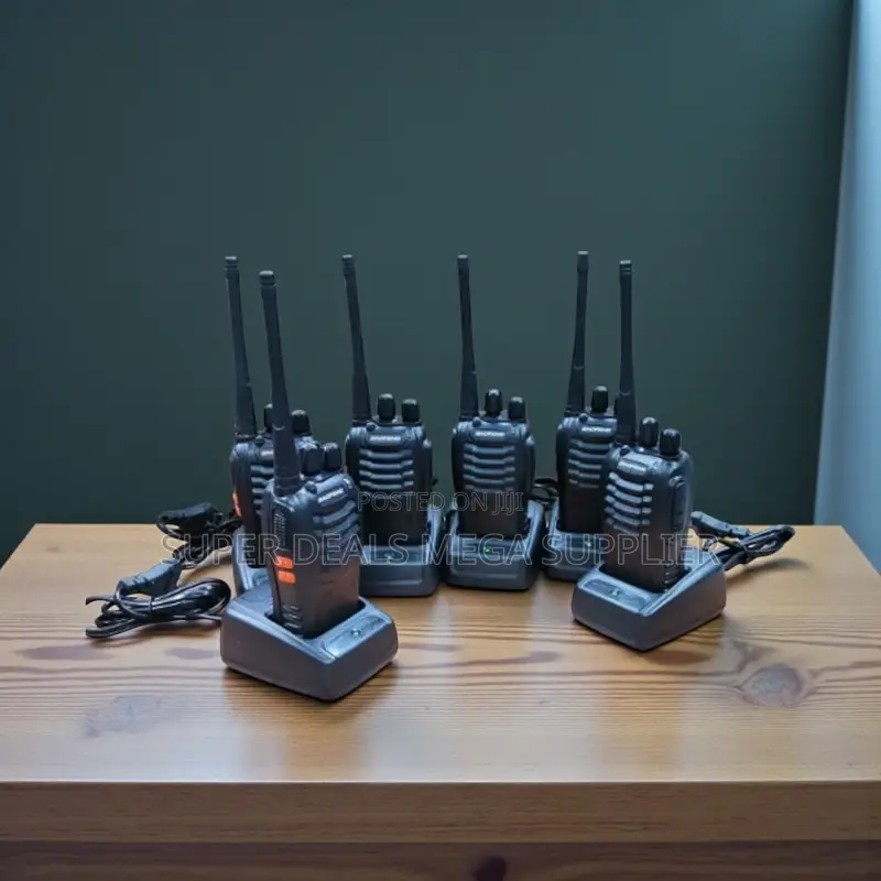 Long Range Clear Sound Baofeng Bf-888s Walkie Talkie Radio Calls-6 PCS