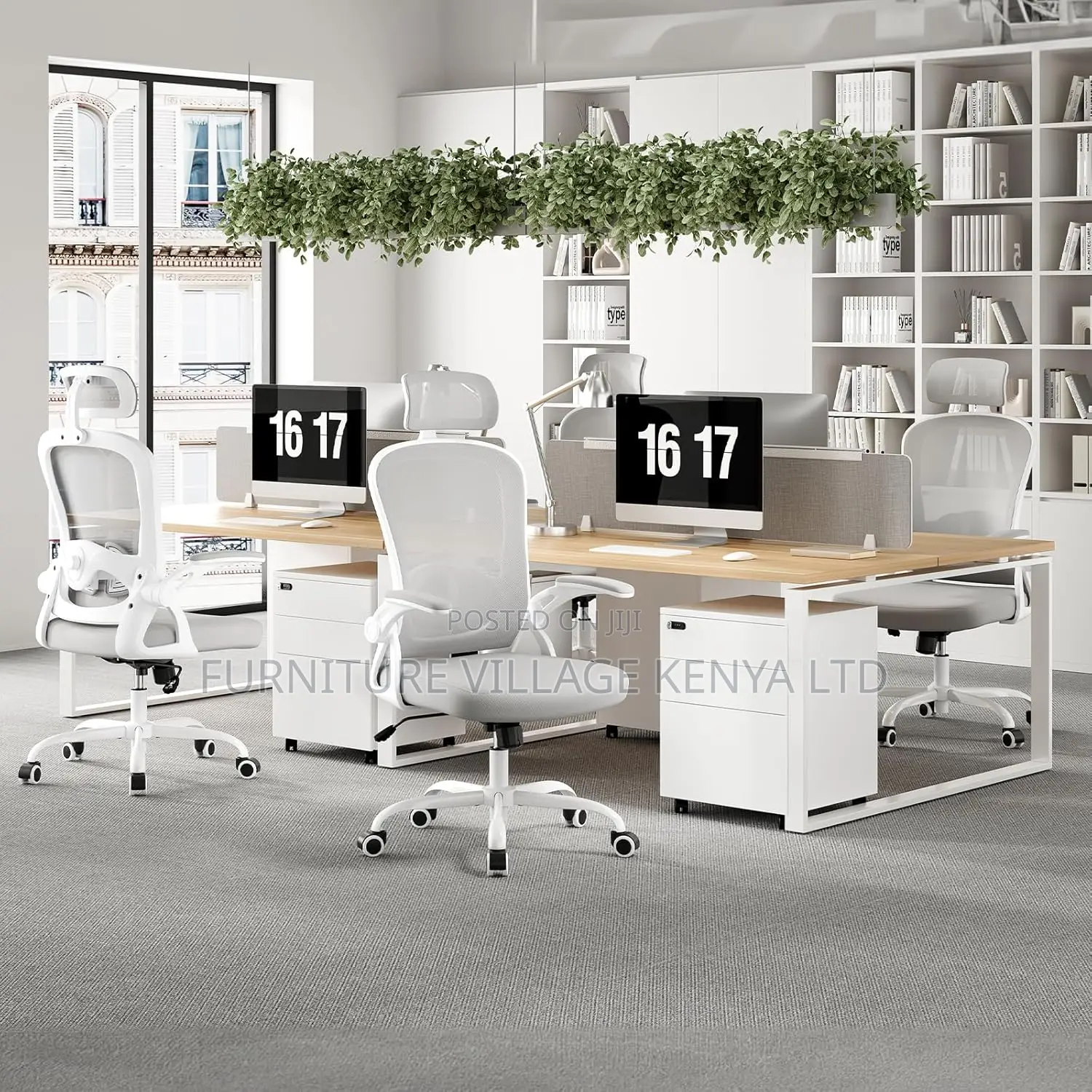 Ergonomic Office Chair With Adjustable Headrest