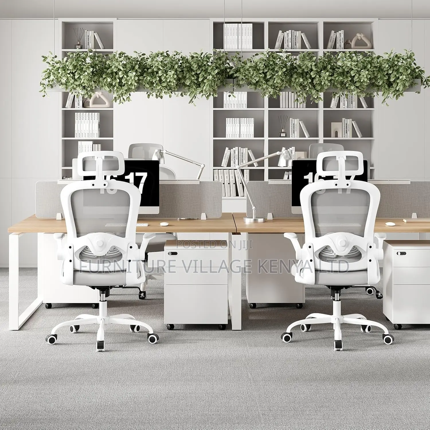 Ergonomic Office Chair With Adjustable Headrest