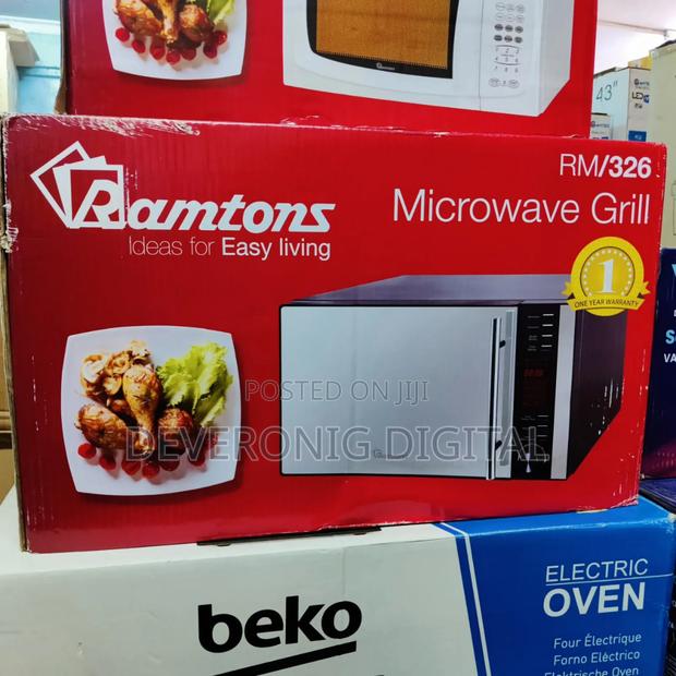 *Ramtons 25litres Microwave With Grill Rm326 (Silver) - main view