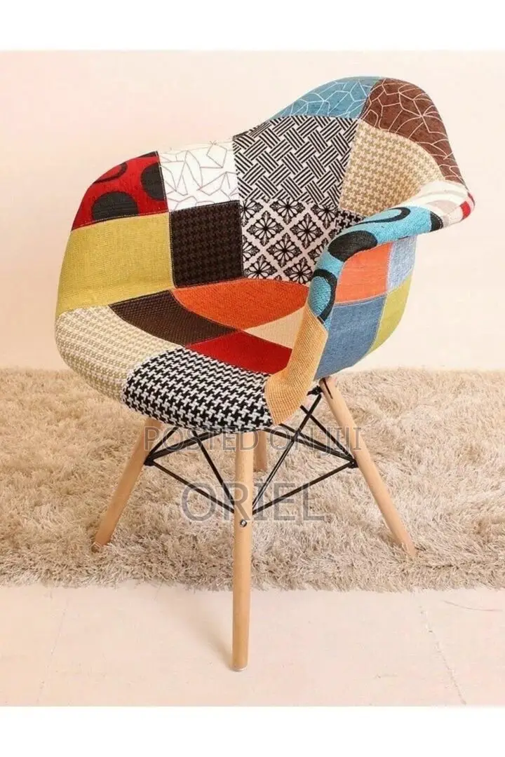 Eames Dining Chair : Patchwork Bucket Eames Chair