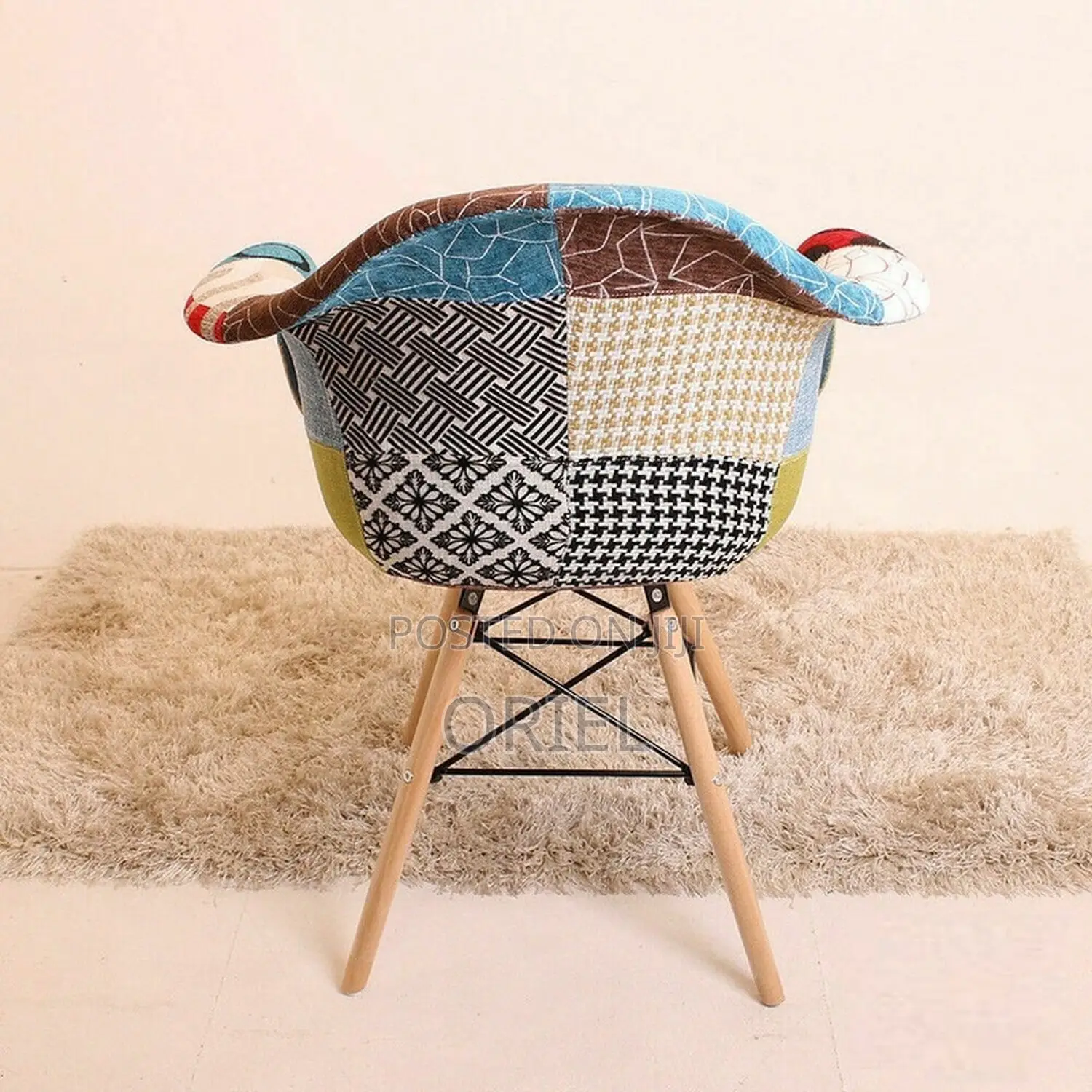 Eames Dining Chair : Patchwork Bucket Eames Chair