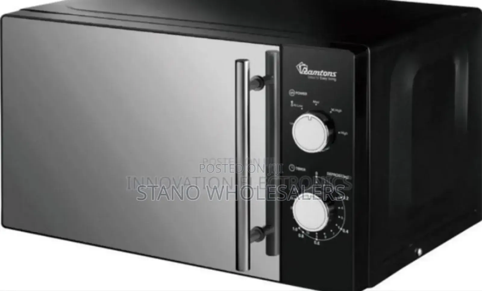 Colour Black New. With Handle 20l Ramtonss Microwave
