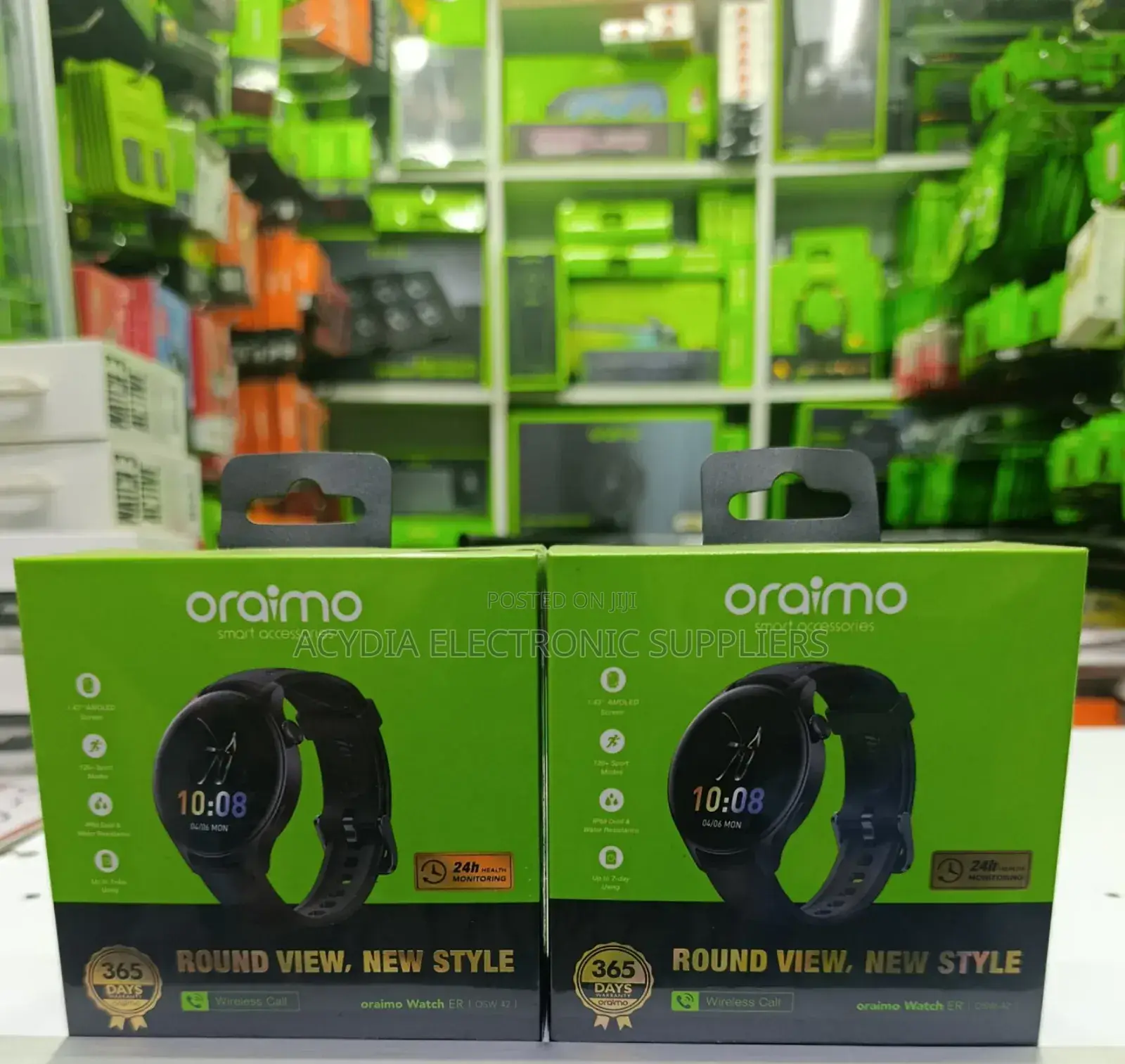 Oraimo Watch Er Waterproof Smart Watch With Round View