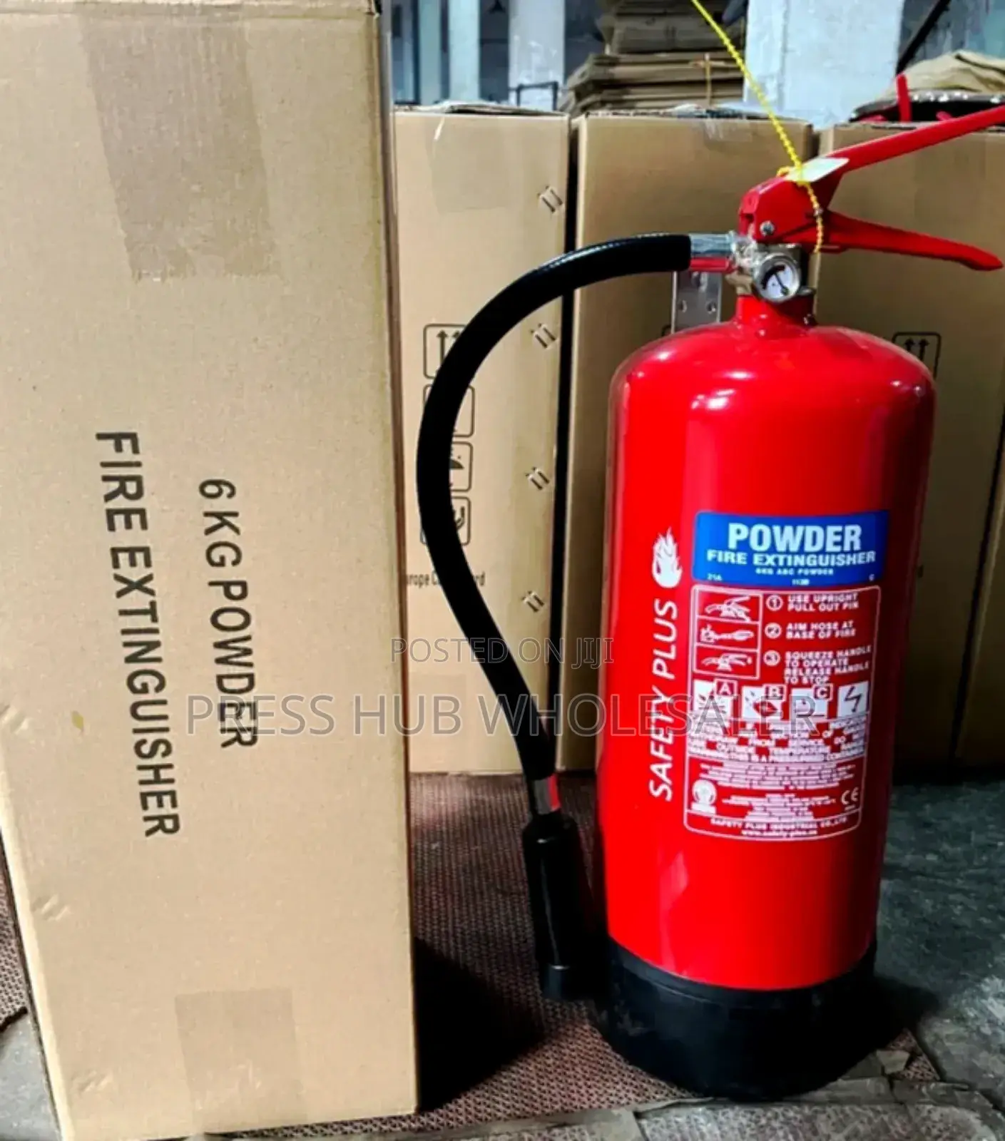 "6kg Dry Powder Fire Extinguisher – Reliable Fire Protection"