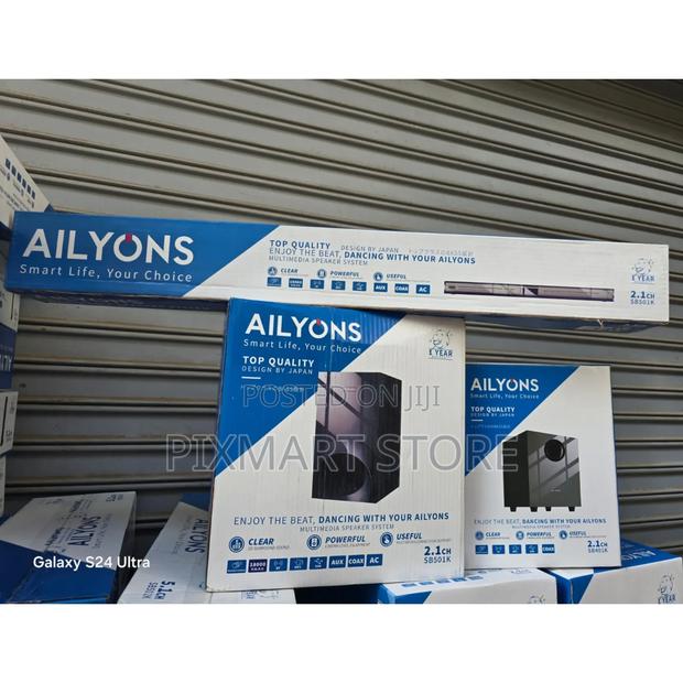 Ailyons Sb501k 2.1 Ch Soundbar With Subwoofer – Multimedia Speakers