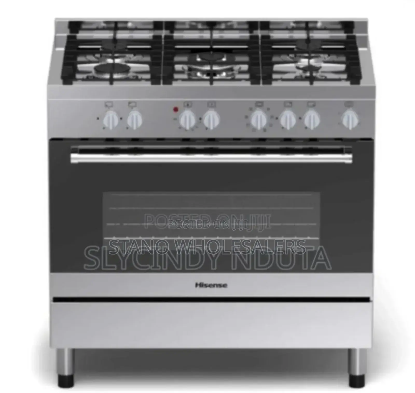 Colour Silver. 2hot Plates. -Von 60by90 4+2 Cooker