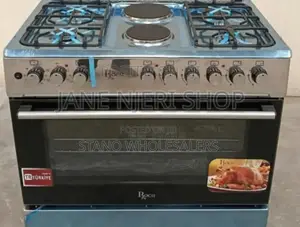 With Two Hot Plates + 4 Gas Burner-Von 60by90 4+2 Cooker
