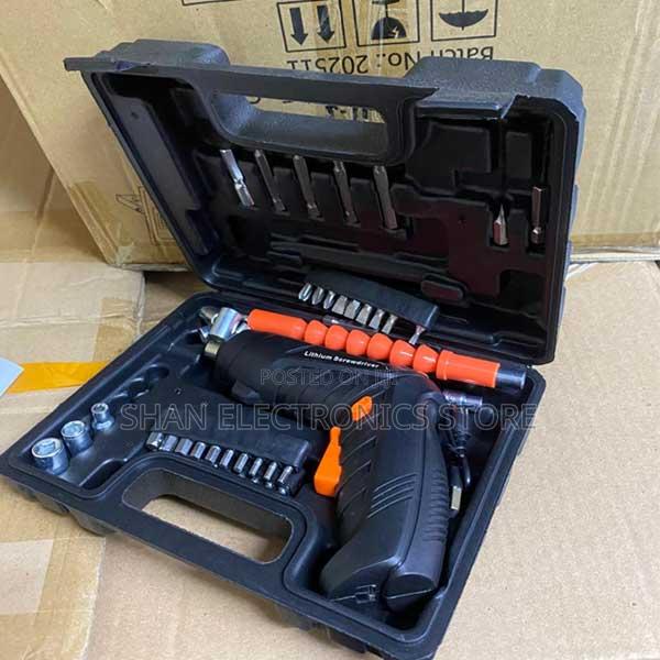 Ergonomic Handle 90° Rotatable Rechargeable Drill, Multi-Function Set