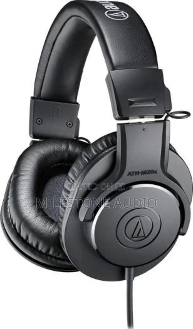 Audio-Technica Ath-M20x Professional Studio Monitor Headphones, With