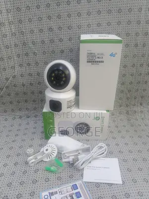 4mp V380 Baby Monitor Indoor 4g Dual Lens PTZ