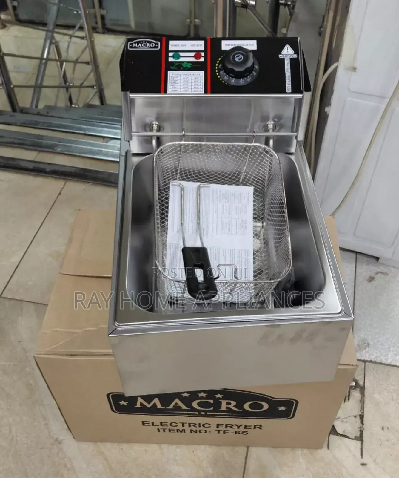 6 Litres Macro Single Fryer