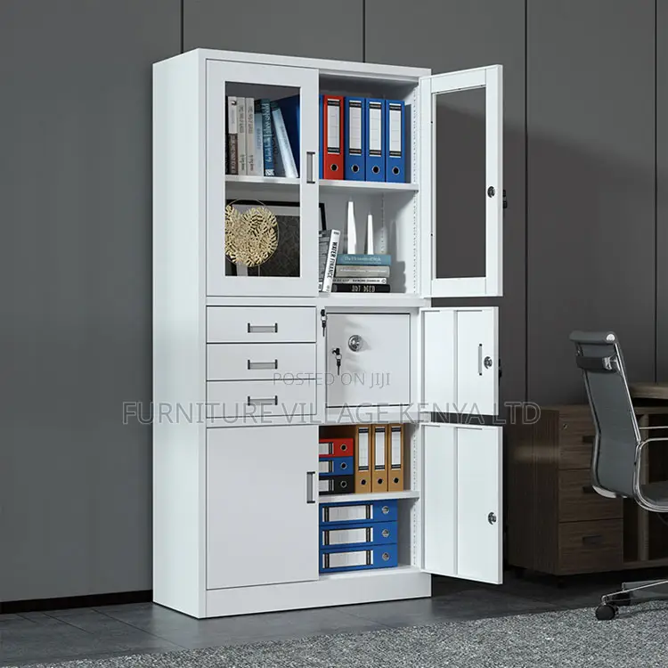 2-door Metallic Office Cabinet With Safe