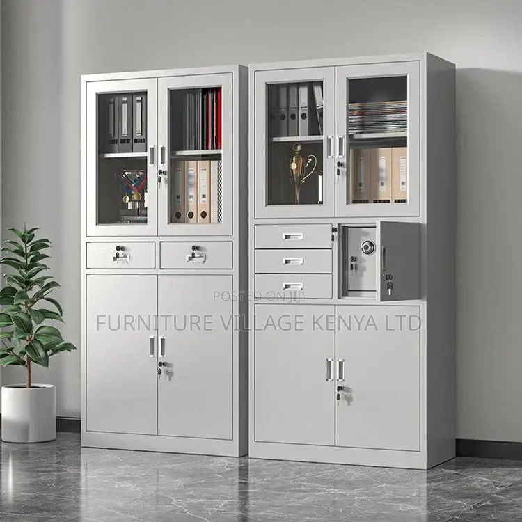 2-door Metallic Office Cabinet With Safe
