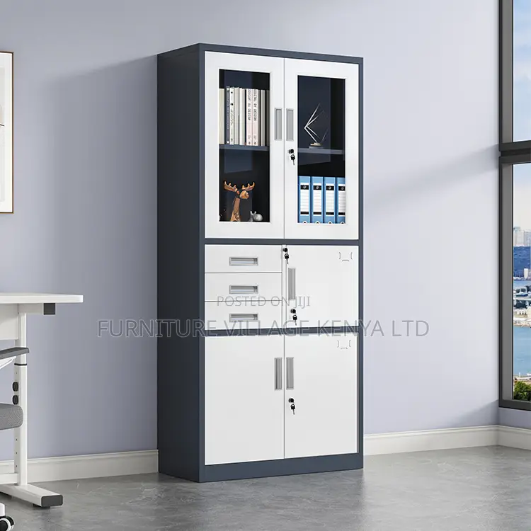 2-door Metallic Office Cabinet With Safe