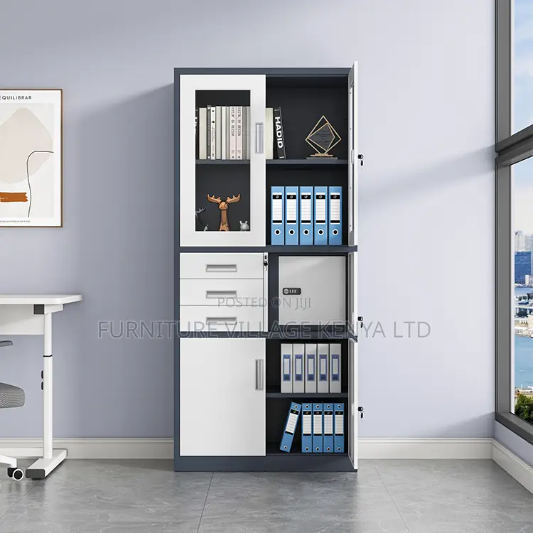 2-door Metallic Office Cabinet With Safe