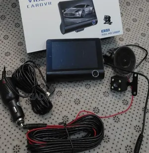 Full Hd 1080p 3-Lens Car DVR Dash Camera | Front + Inside + Rear | WDR