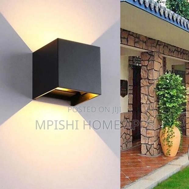 Square Black Led Up and Down Wall Light. - thumbnail 2