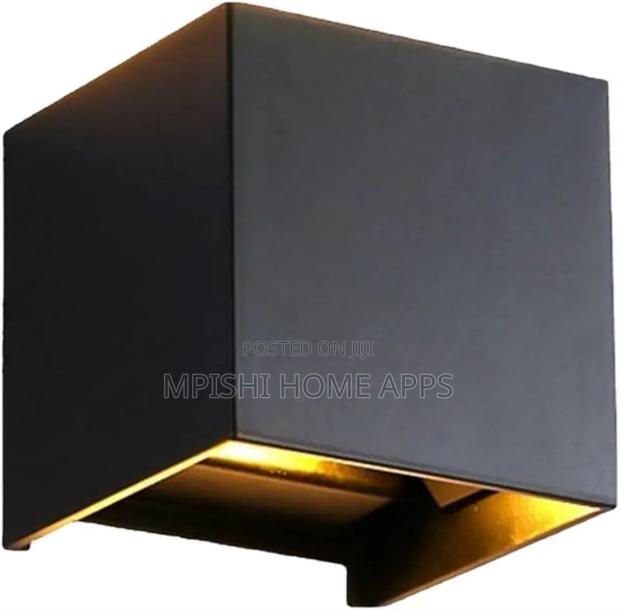Square Black Led Up and Down Wall Light. - thumbnail 3