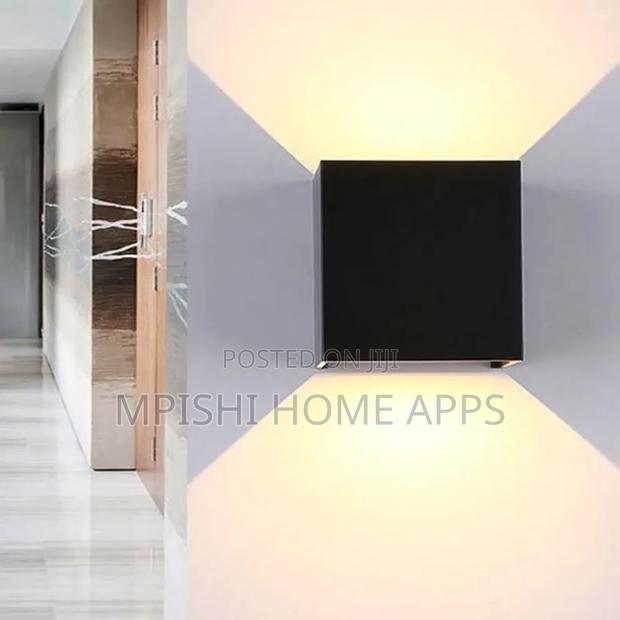 Square Black Led Up and Down Wall Light. - thumbnail 5