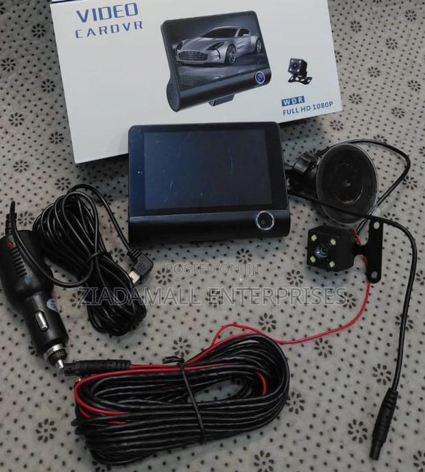 Smart 3-Channel Dash Camera With Night Vision Clarity - main view