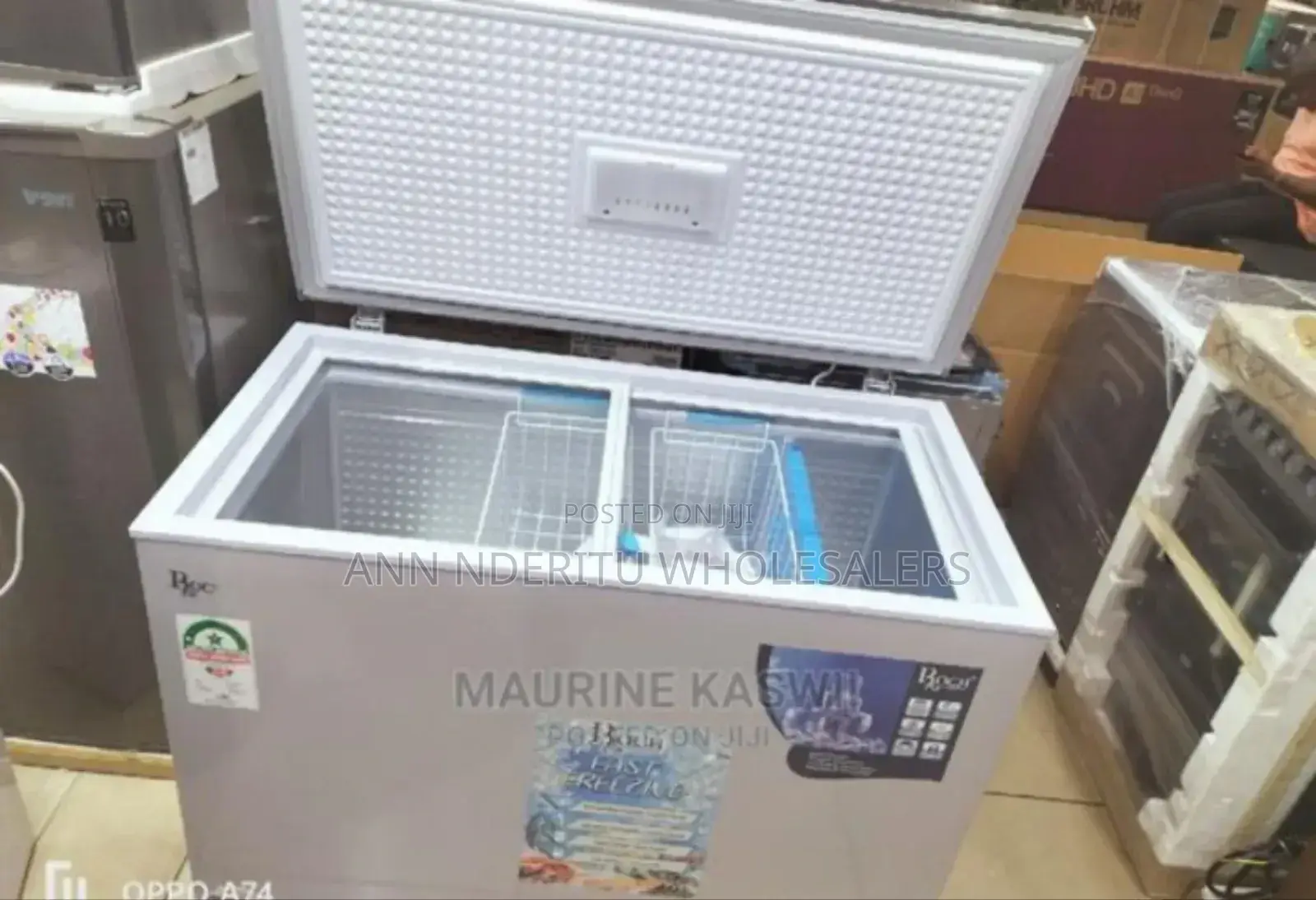 Two Sided Freezer. Roch Big 354l Deep Freezee
