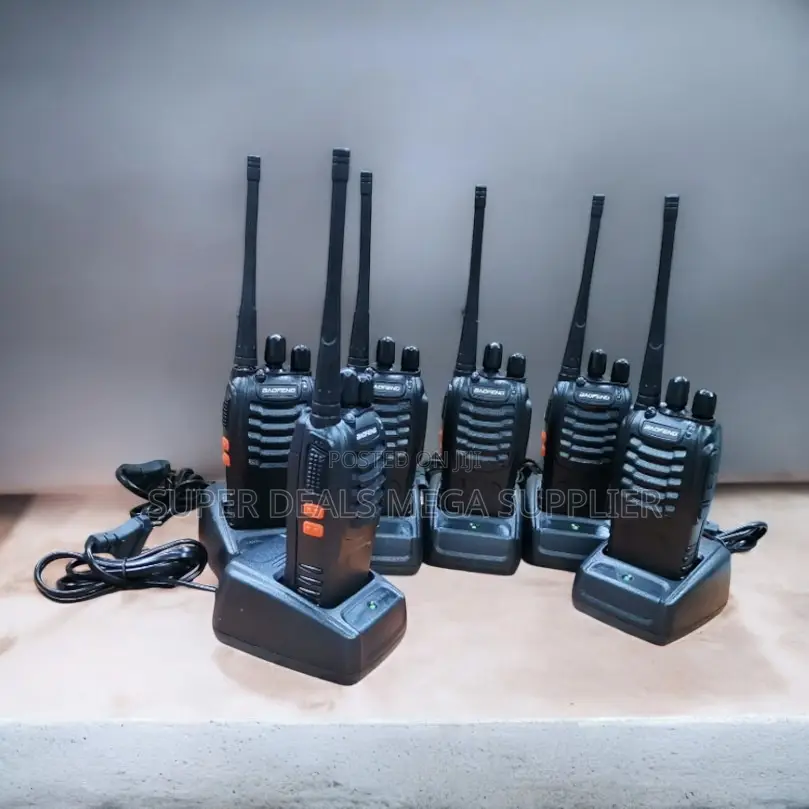 Portable Handheld Baofeng Bf-888s Walkie Talkie Radio Calls- 6 Pieces