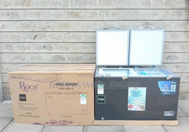 Colour Grey Freezer - Roch Big 354l Deep Freezee - main view