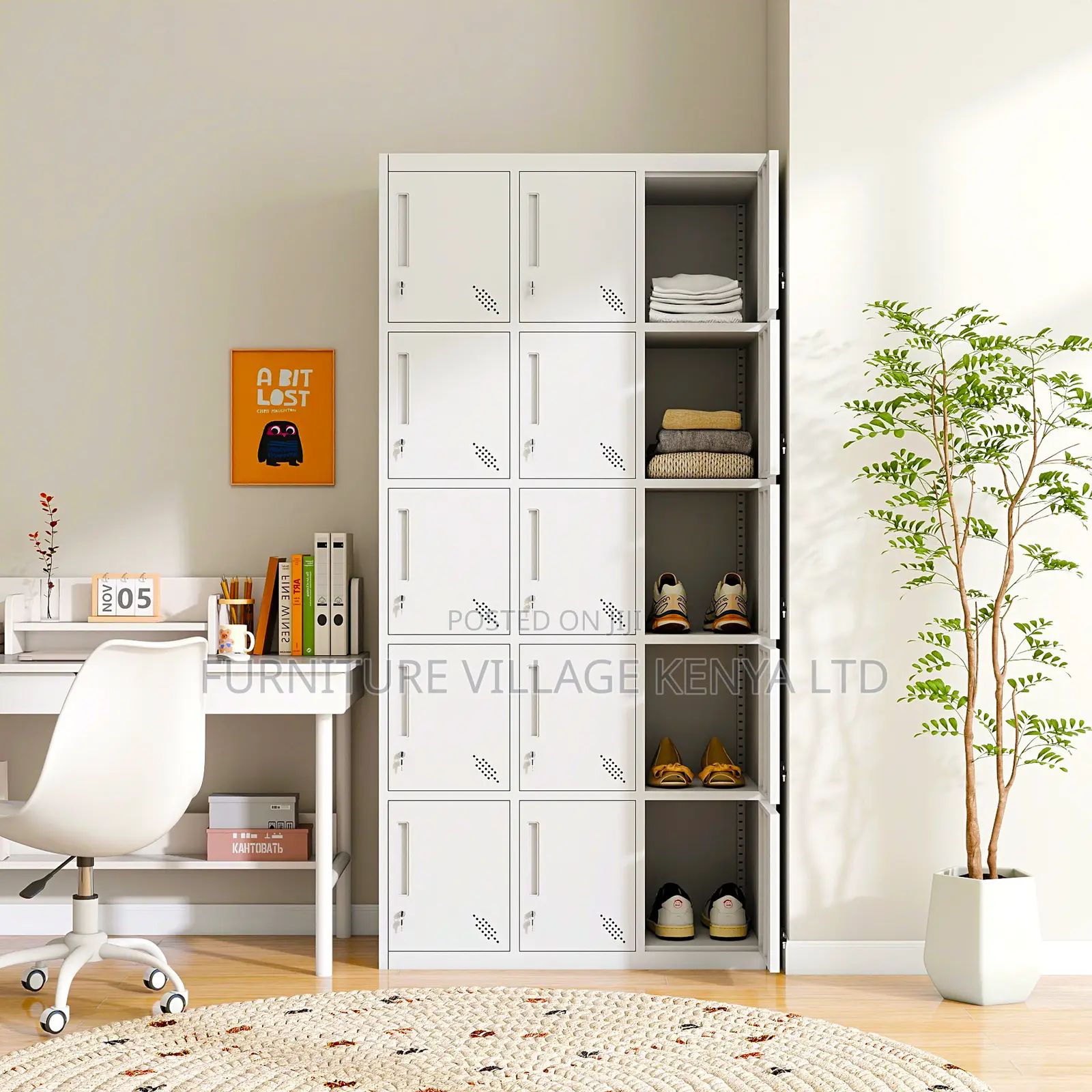 15-metal Storage Cabinet For Gym