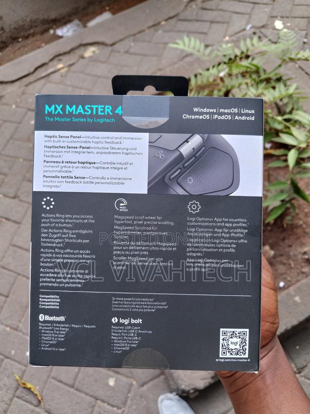 Logitech Mx Master 4 Ergonomic Wireless Mouse New - main view