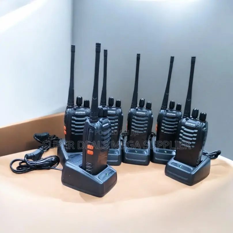 Baofeng Bf-888s Walkie Talkie Radio Calls- 6 Pieces With Clear Sound