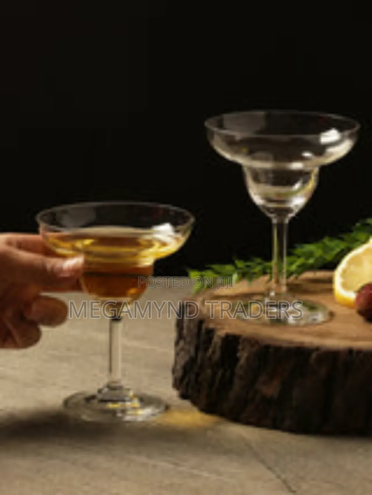 Margarita Glass 6pc /Goblet Margarita Glasses