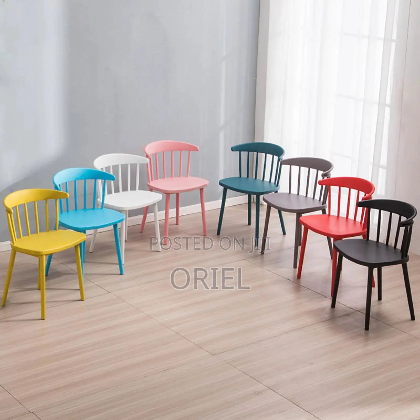 Modern Plastic Dining Chair : Cafeteria Bistro Dining Chair