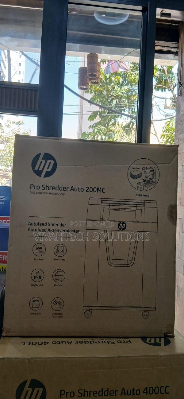 10/200 Sheets Hp Pro Shredder Auto 200mc Paper Shredder