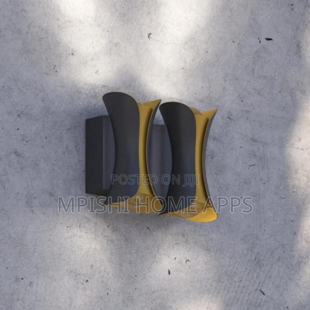 Double Black and Gold Led Wall Light - main view