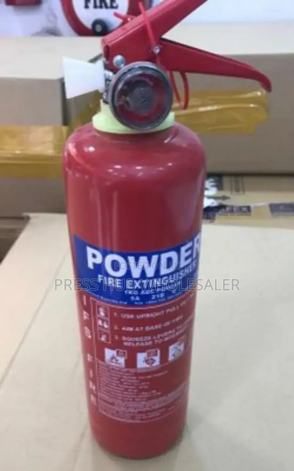 “1 Kg Portable Fire Extinguisher – Abc Type For Home & Office Safety”
