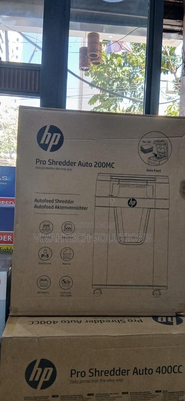 Brand New Hp Pro Shredder Auto 200mc 10/200 Sheets