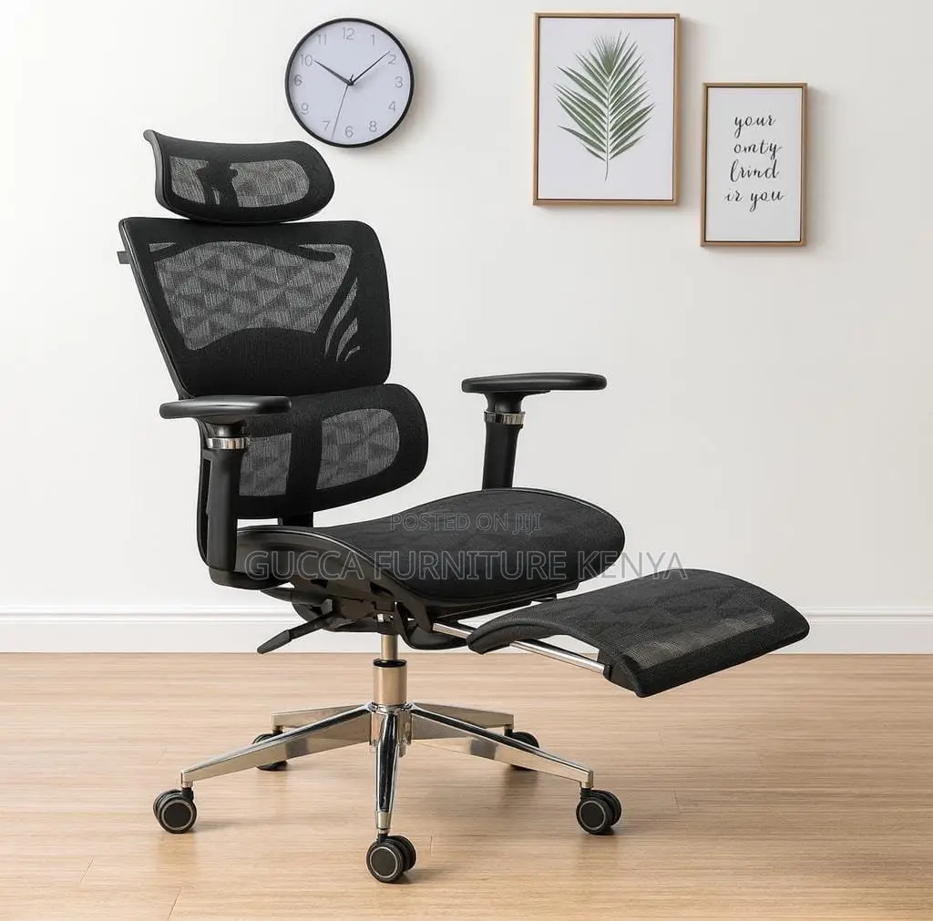 Executive Office Orthopedic Chair With Footrest