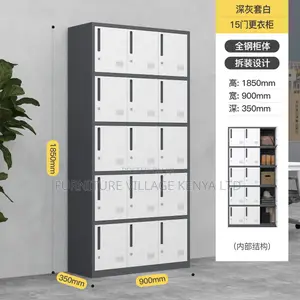 15 Doors Metal Locker Cabinet
