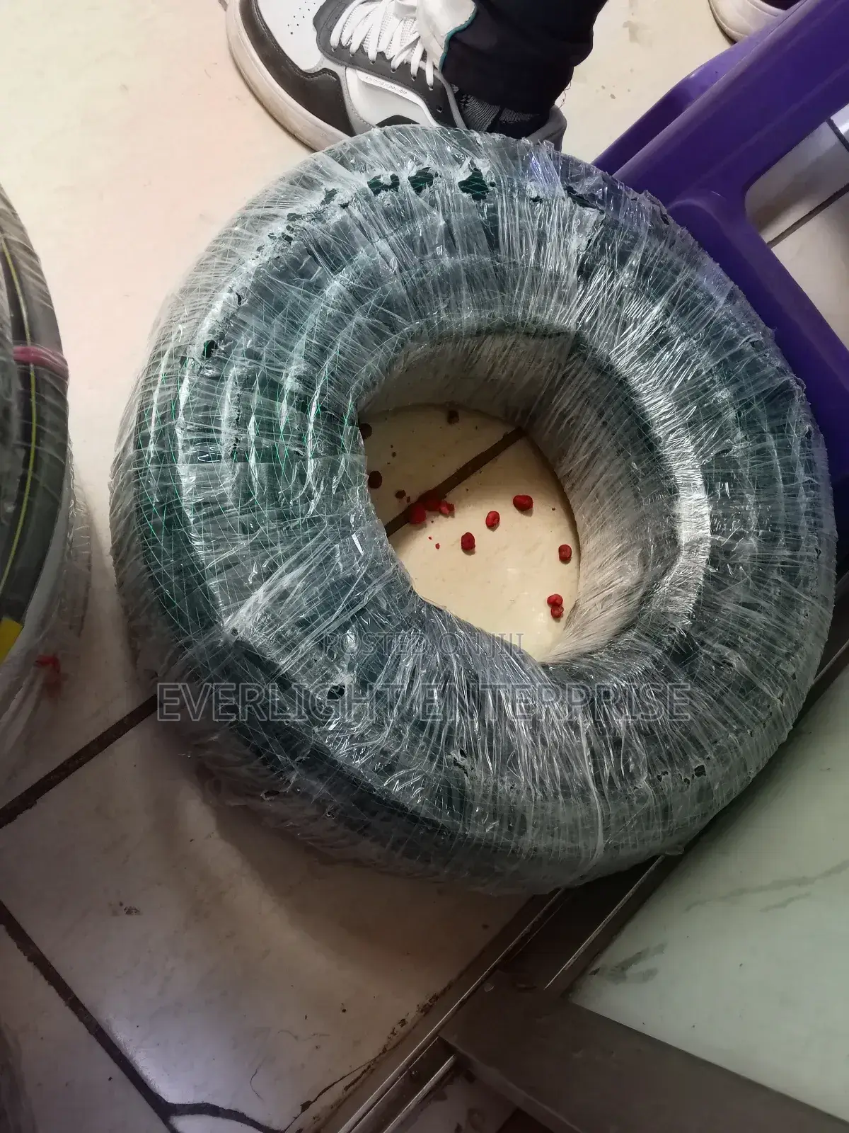 3/4 Inch by 50m Green Braided Pipe