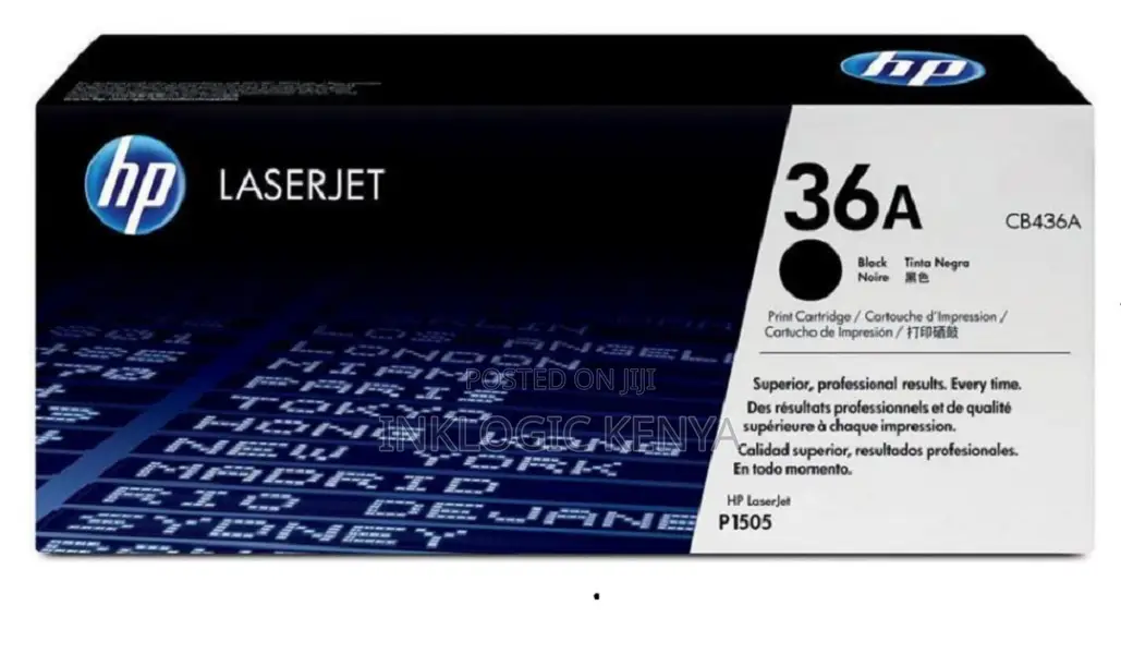 Hp 36a Black Laserjet Toner Cartridge (Cb436a)
