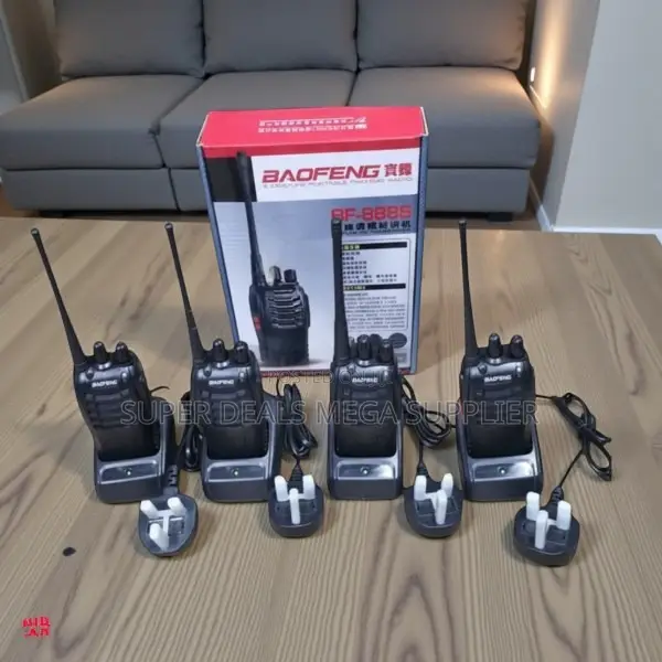 Baofeng Bf-888s Rechargeable Hand Held Walkie Talkie Radio Calls- 4pcs