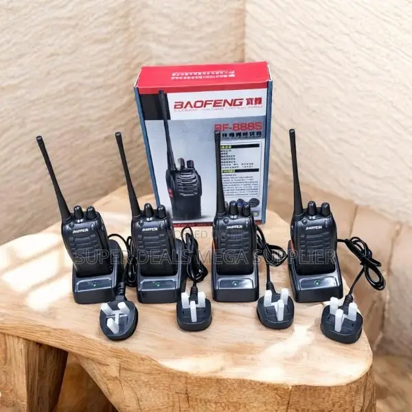Baofeng Bf-888s Portable Hand Held Walkie Talkie Radio Calls- 4 Pieces