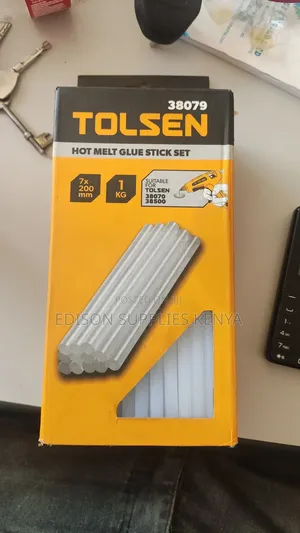 Tolsen Glue Sticks 7mm 1kg 124pcs High Quality Hot Melt Glue Sticks