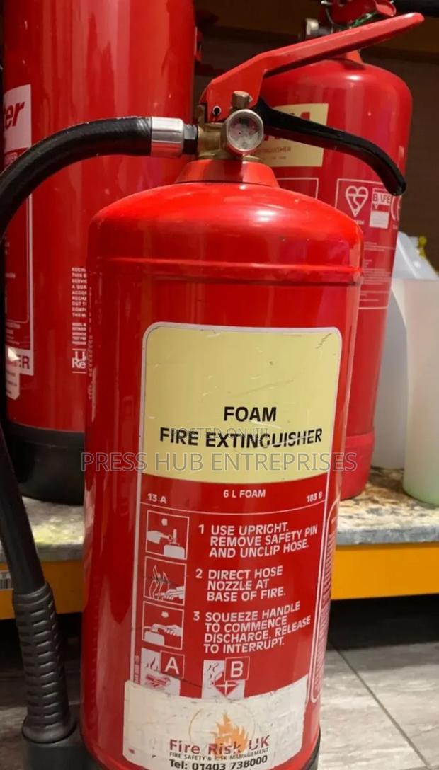 Fireshield 6 Litre Foam Spray Fire Extinguisher. - main view
